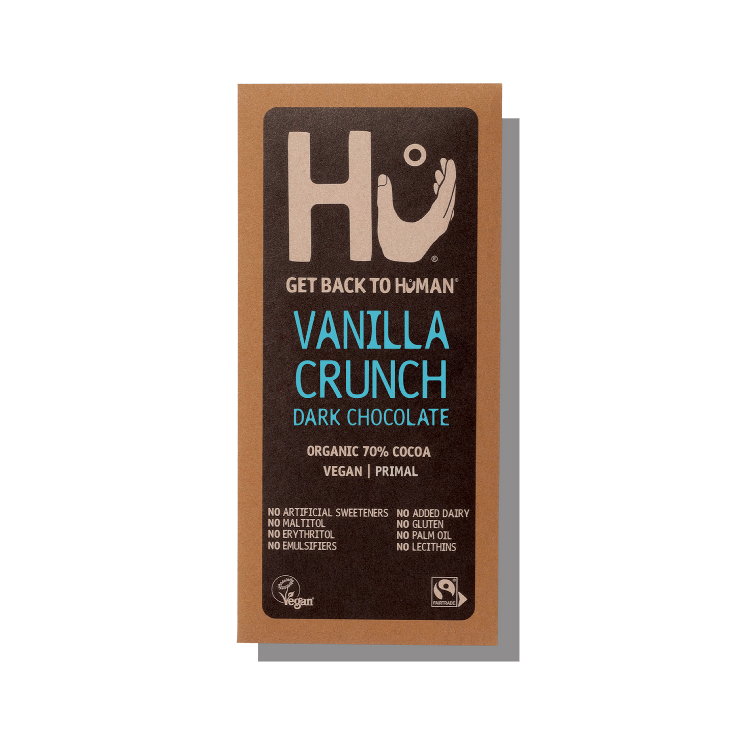 Hu Vanilla (Quinoa) Crunch Dark Chocolate Bar - Zenvitaz