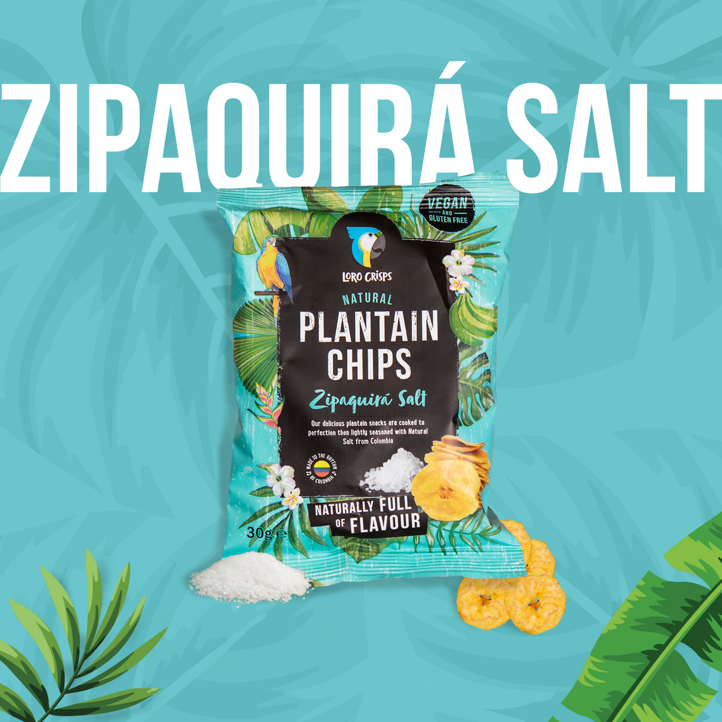 Loro Crisps Plantain Chips - Mixed Box (20 x 30g) - Zenvitaz