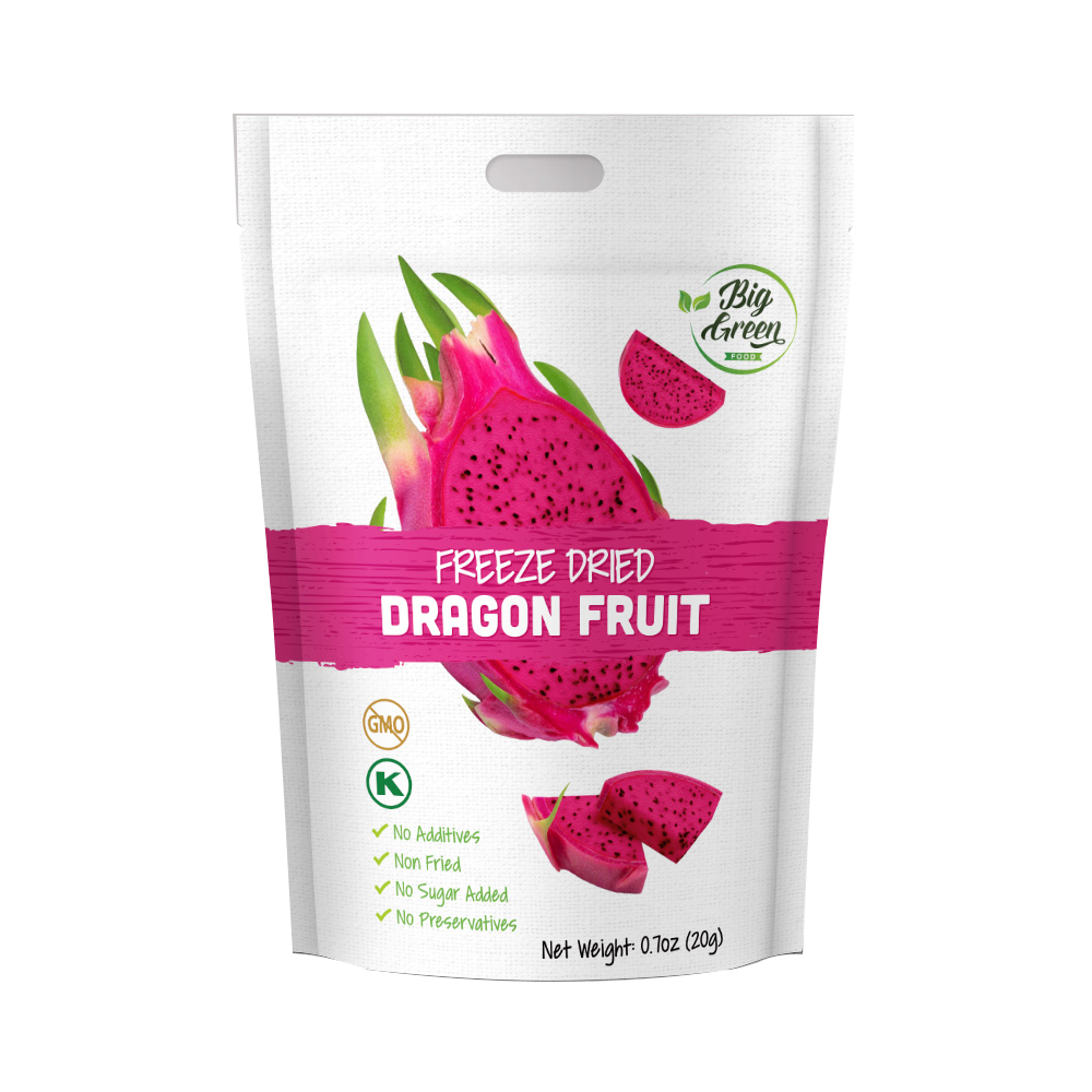 Freeze Dried Dragon Fruit.
