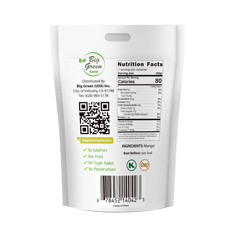 Freeze-Dried Mango.