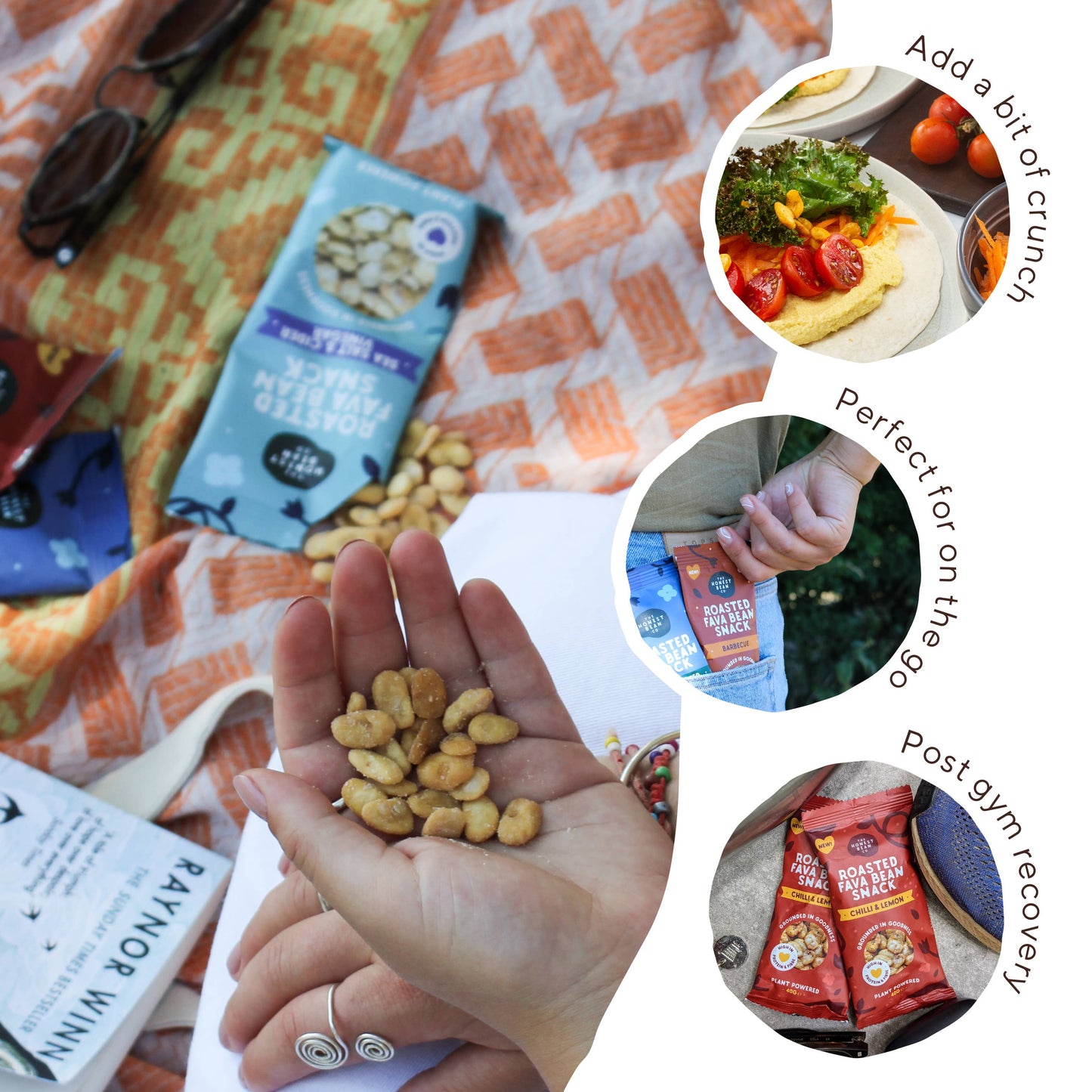Roasted Fava Beans 'Sea Salt & Cider Vinegar' - Zenvitaz