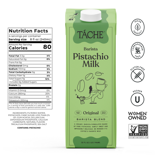 Táche Original Barista Blend Pistachio Milk - Zenvitaz