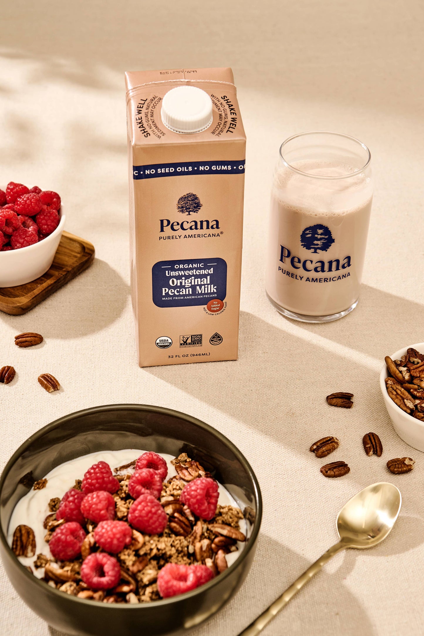 Organic Unsweetened Original Pecan Milk
