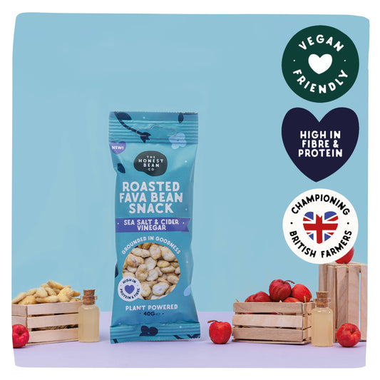 Roasted Fava Beans 'Sea Salt & Cider Vinegar' - Zenvitaz