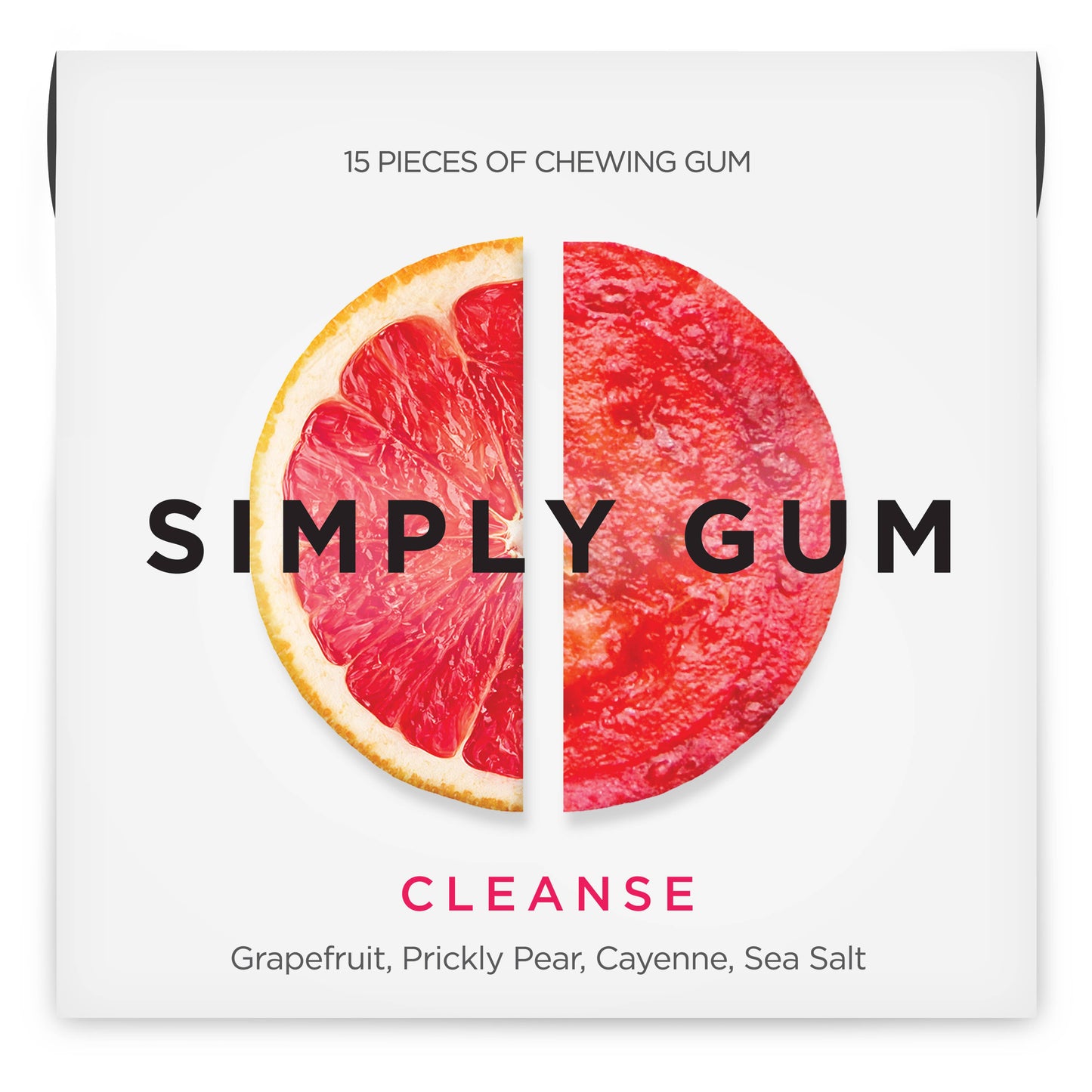 Cleanse Chewing Gum- Natural + Plastic-Free | 12 Pack