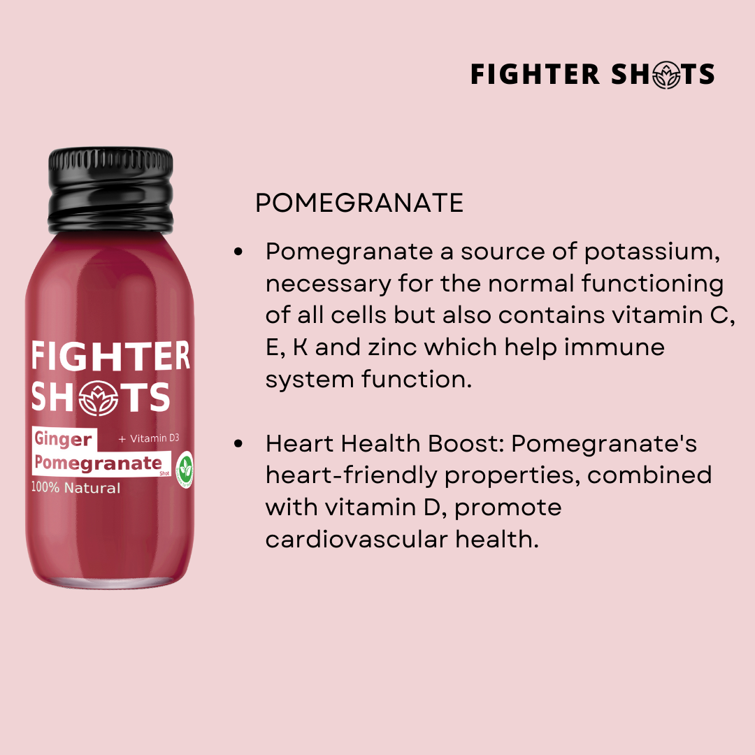 Fighter Shots Ginger + Pomegranate Shot 1x60ml