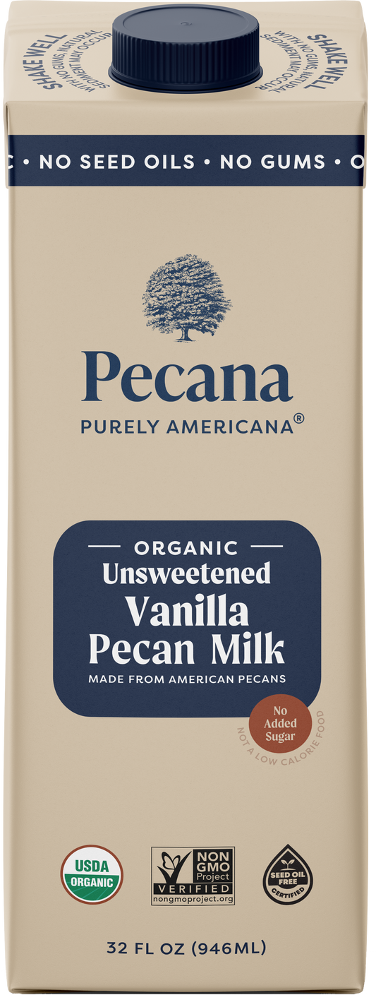 Organic Unsweetened Vanilla Pecan Milk