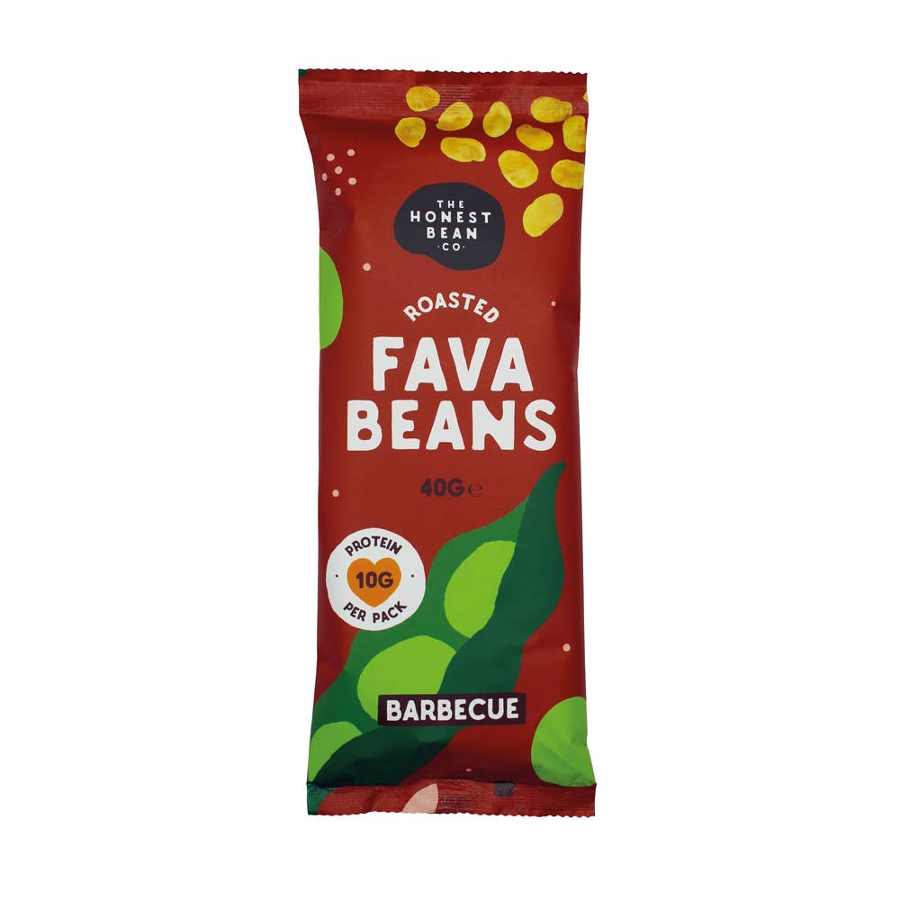 Roasted Fava Bean Snack 'BBQ' 40g