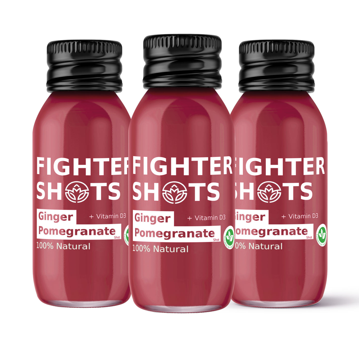 Fighter Shots Ginger + Pomegranate Shot 1x60ml