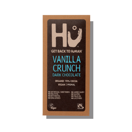 Hu Vanilla (Quinoa) Crunch Dark Chocolate Bar - Zenvitaz