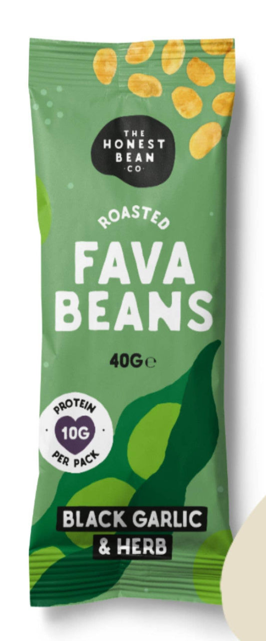 Roasted Fava Beans 'Black Garlic & Herb' - Zenvitaz