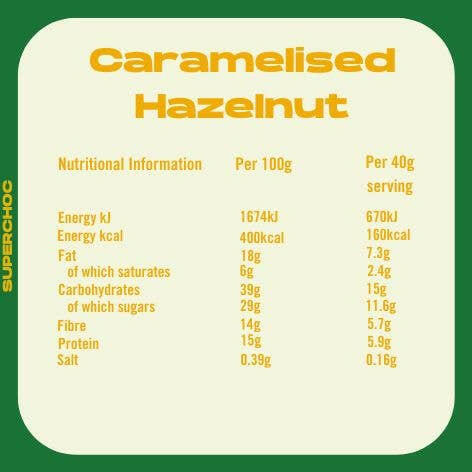 Superchoc - Caramelised Hazelnut.