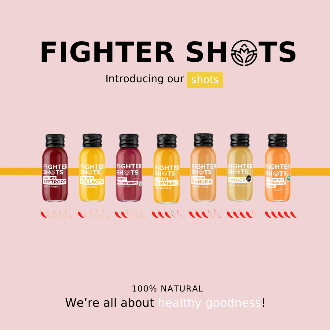 Fighter Shots Ginger + Pomegranate Shot 1x60ml