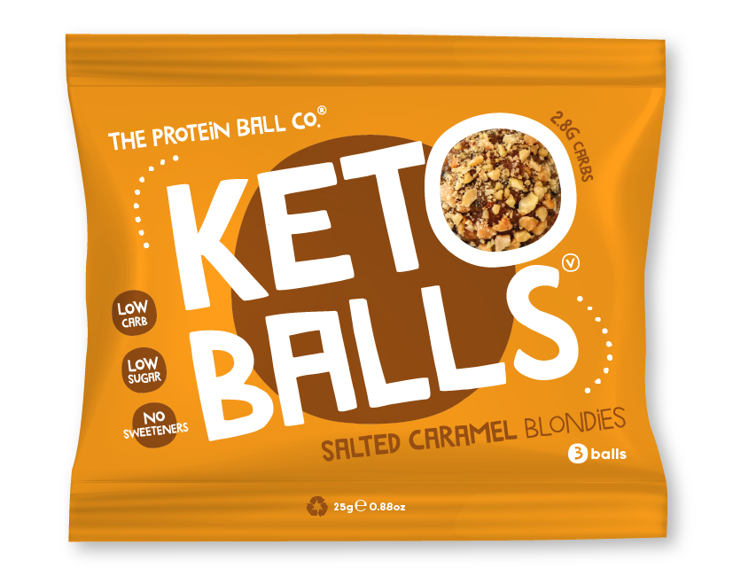 Peanut Butter Blondies Keto Ball Snack.