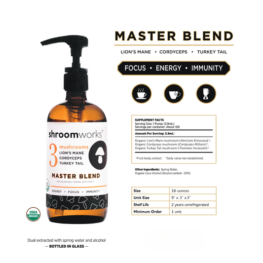 Mushroom Coffee Barista Pump – Energy, Focus & Immunity Boost