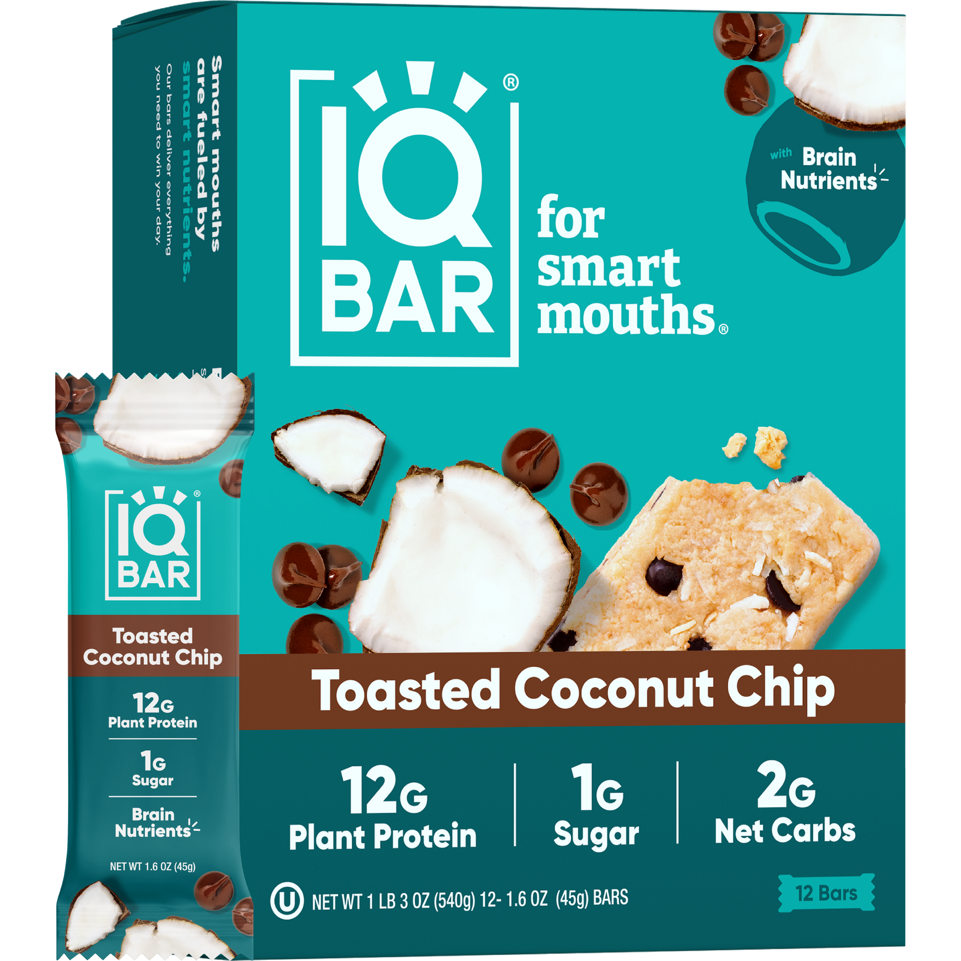Toasted Coconut Chip | Brain + Body Keto Protein Bars.