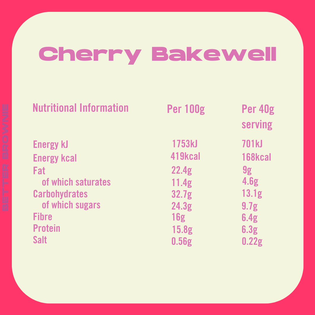 Better Brownie - Cherry Bakewell.