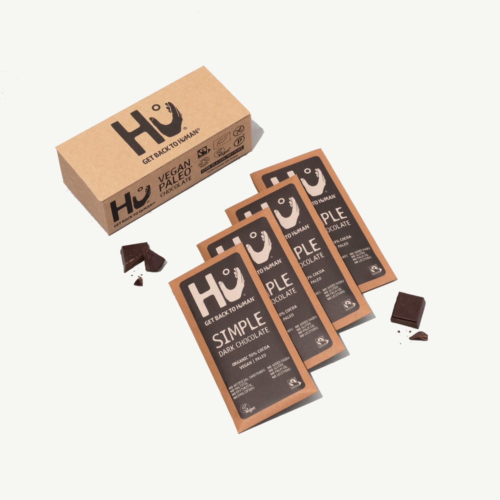 Hu Simple Dark Chocolate Bar - Zenvitaz