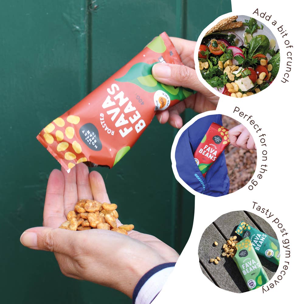 Roasted Fava Bean Snack 'BBQ' 40g