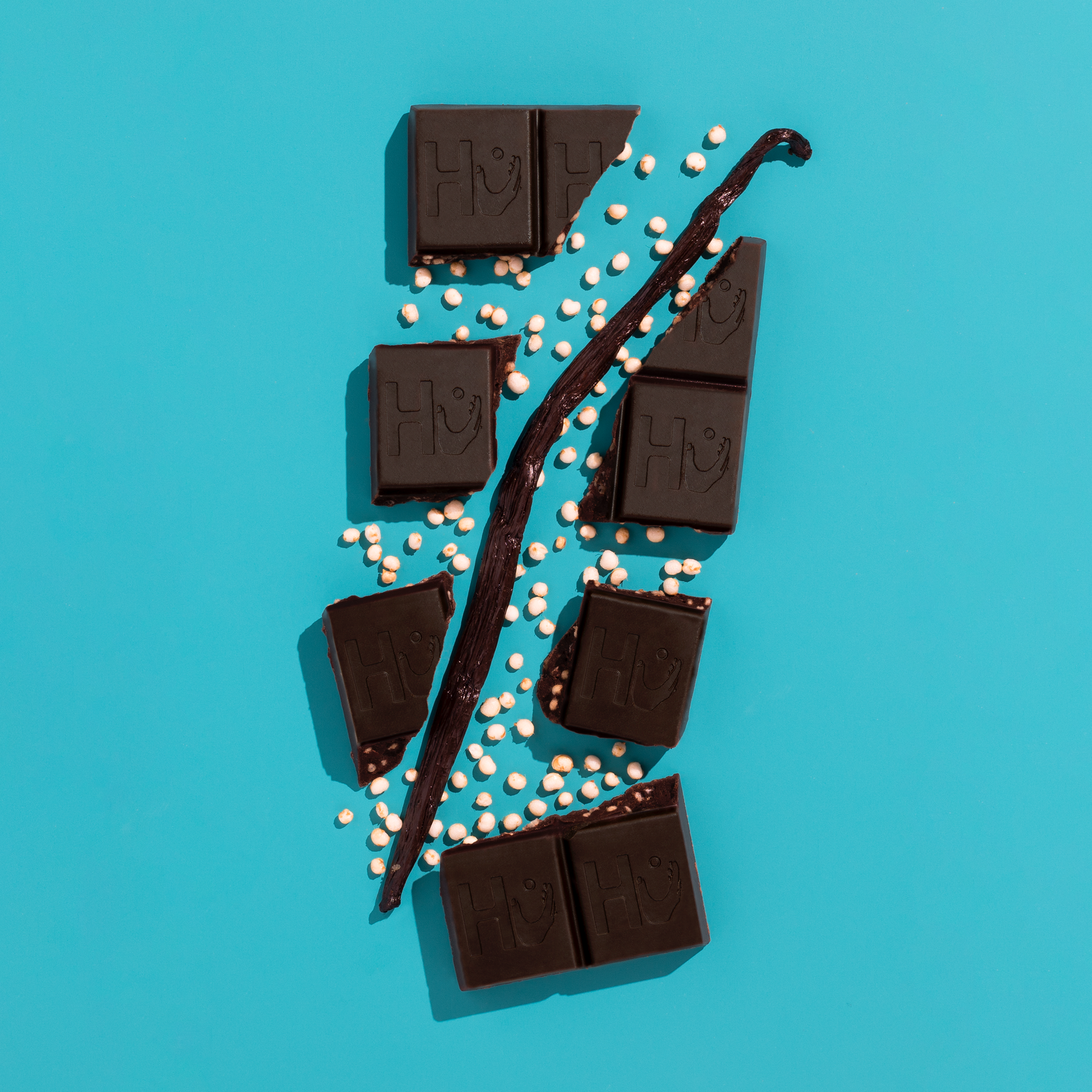 Hu Vanilla (Quinoa) Crunch Dark Chocolate Bar - Zenvitaz
