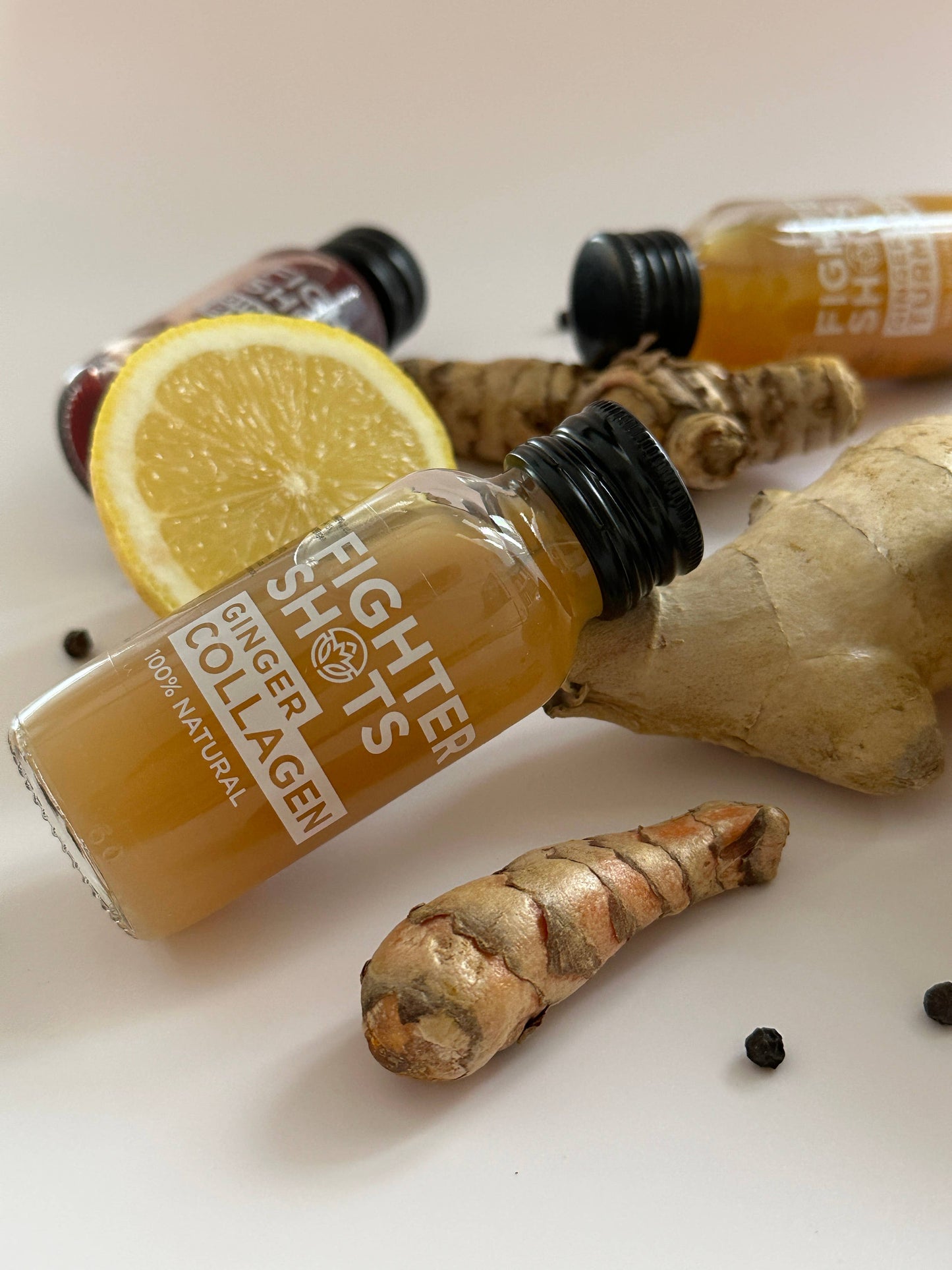 Ginger + Marine Collagen 3,000mg welness shot 1 x60ml